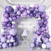 Purple Balloon Arch Kit 146 Pcs Lavender Dark Purple Princess Party Decor