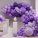Purple Balloon Arch Kit 150 Pcs Light Dark Lavender Party Decor Set Pieces