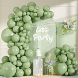 Sage Green Balloon Arch Kit 99 Pcs Olive Green Woodland Party Decor Set