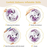 Lavender Purple Balloon Arch Kit 161 Pcs Princess Party Decor Set