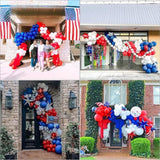 Red White Blue Balloon Garland Kit Nautical Party Decoration