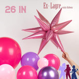 K Pop Theme Balloon Arch Kit Pink Purple Music Party Decor Set