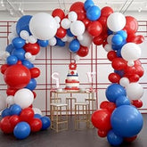 Red White Blue Balloons Mixed Sizes Pack Patriotic Party Decor