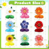 Spring Flower Honeycomb Centerpieces Set of 9 Table Party Decor