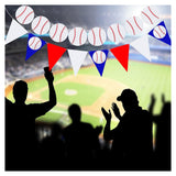 Baseball Party Banner Garland Sports Birthday Decoration Set