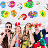 50 Pcs Mexican Fiesta Party Balloons Decorations Taco Latex Confetti 12 Inch Kit