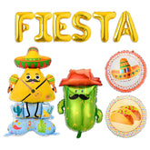 Fiesta Party Decorations Cactus Taco Cinco De Mayo Balloons Mexican Theme Set