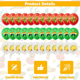 18Pcs Fiesta Latex Balloons 12 Inch Taco Cactus Sombrero Cinco De Mayo Set