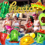 Fiesta Balloon Set Taco Cactus Avocado Sombrero Cinco De Mayo Party Decor Kit