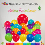 Day of Dead Fiesta Balloon Arch Kit Cactus Taco Sombrero Banner Party Decor