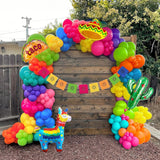 Day of Dead Fiesta Balloon Arch Kit Cactus Taco Sombrero Banner Party Decor