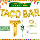 13Pcs Cinco De Mayo Fiesta Decorations Taco Bar Cactus Balloon Party Set Kit