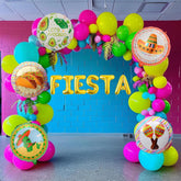 160Pcs Rainbow Fiesta Balloon Arch Kit Cinco De Mayo Party Garland Decor Set