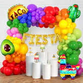 105Pcs Fiesta Balloon Arch Kit Cinco De Mayo Taco Party Decorations Set Decor