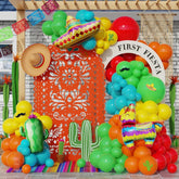 174Pcs Fiesta Balloon Arch Kit Taco Cactus Llama Cinco De Mayo Party Decor Set