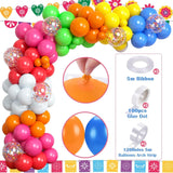 Fiesta Balloon Arch Kit Cinco De Mayo Taco Sombrero Party Decor Set Backdrop