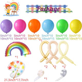 Painting Balloon Garland Arch Kit: Rainbow Art Party Decorations