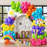 Painting Balloon Garland Arch Kit: Rainbow Art Party Decorations