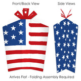 10 Count Patriotic Table Centerpieces Stars and Stripes Fold Flare Décor