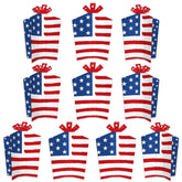 10 Count Patriotic Table Centerpieces Stars and Stripes Fold Flare Décor