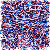6 Piece 39.4 FT Patriotic Tinsel Garland Red White Blue Décor