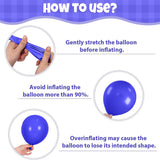 50 Pcs Patriotic Latex Balloons Red Blue Star Confetti Party Decor