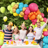 Hawaiian Balloon Arch Kit: Tropical Summer Party Garland (108pcs)