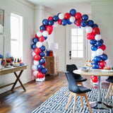 66 Pack Red White Blue Macaron Latex Balloons 12 Inch Party Decor