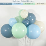 Dusty Blue Green Balloon Arch Kit 145 Pcs Ocean Theme Baby Shower Decor