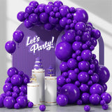 Dark Purple Balloon Arch Kit 120 Pcs Mixed Size Party Decor Set Pieces