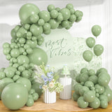 Sage Green Balloon Arch Kit 98 Pcs Forest Boho Party Decor Set Pieces