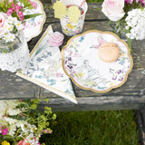 Fairy Party Wildflower Tableware Set, Butterfly Bunting, Plates, Cups, Napkins (Serves 16)