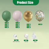 Sage Green Balloon Arch Kit 152 Pcs White Gold Baby Shower Party Decor