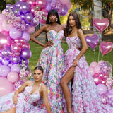 Pink Purple Balloon Arch Kit 126 Pcs Metallic Confetti Party Decor