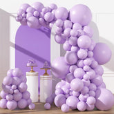 Lavender Balloon Arch Kit 153 pcs Lilac Pastel Purple Party Decor Set