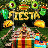 14 Pcs Fiesta Party Decorations Taco Cinco De Mayo Balloons Set Party Supplies