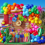 Fiesta Balloon Arch Kit Rainbow Cactus Llama Cinco De Mayo Party Decor