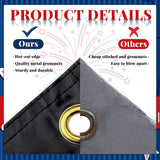 Patriotic Burlap Banner: Red White Blue Stars, Independence Day Party Decor