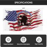 Always Remember Our Heroes Patriotic Military Soldier House Flag – Double Sided Yard Banner