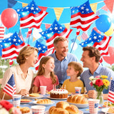 American Flag Star Foil Balloons Patriotic 4th Of July Memorial Day Party Decorations