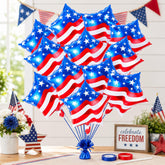 American Flag Star Foil Balloons Patriotic 4th Of July Memorial Day Party Decorations