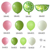 Margs and Matrimony Bachelorette Balloon Arch Kit: Margarita, Lime, Lemon Foil Balloons