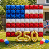 Patriotic Balloon Arch Kit Red White Blue 4th Of July USA Party Decorations