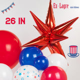 Patriotic Balloon Garland Kit Red White Blue 250th Anniversary Party Decor
