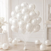 Pearl White Latex Balloons 12 Inch for Eid Ul Adha Party Decorations