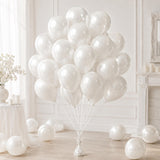 Pearl White Latex Balloons 12 Inch for Eid Ul Adha Party Decorations