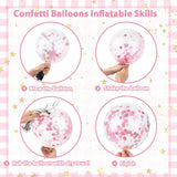 Pastel Pink Gold Heart Balloon Arch Garland Kit, Birthday Wedding Party Decor