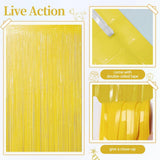 Pastel Yellow Gold Balloon Garland Arch Kit | Eid Ul Adha Party Decorations, Fringe Curtain