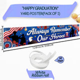 Memorial Day Garden Banner, Patriotic Outdoor Yard Sign, Remembrance Decor