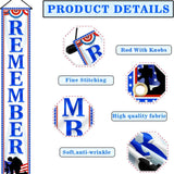 Patriotic Porch Banner: Remember and Honor Memorial Day, 4th of July, Veterans Day Sign